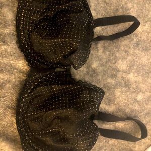 Black White Pin Up  Bra